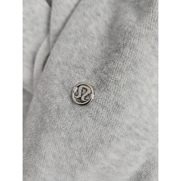 Lululemon Warm Down Jogger Velour Heathered Gray Women’s Size 6/8 30" Waist - Picture 3 of 8
